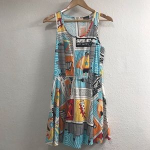Modcloth Retrolicious “Super Hero Save Day” Comic Dress